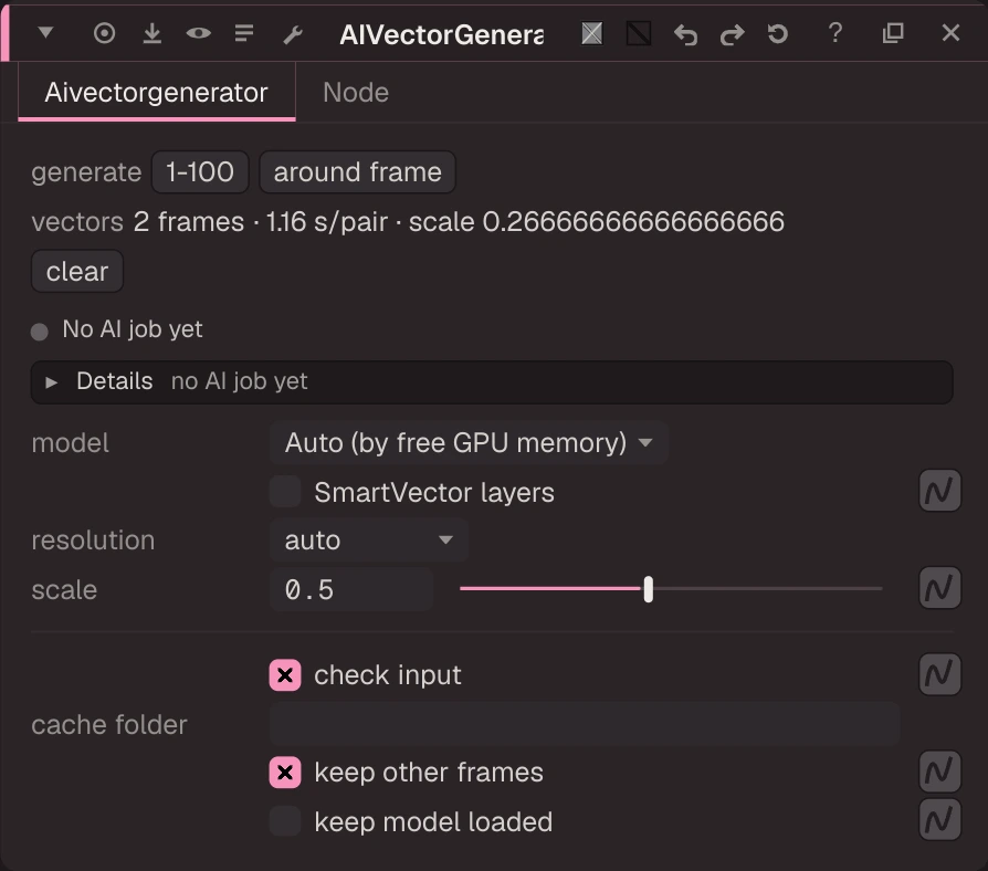 AIVectorGenerator properties