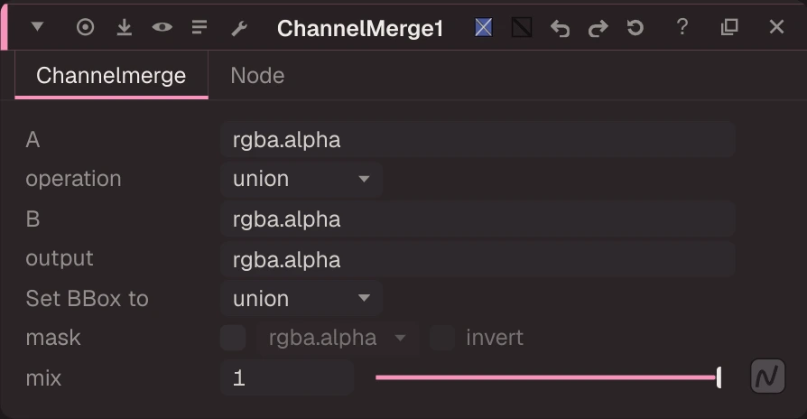 ChannelMerge properties