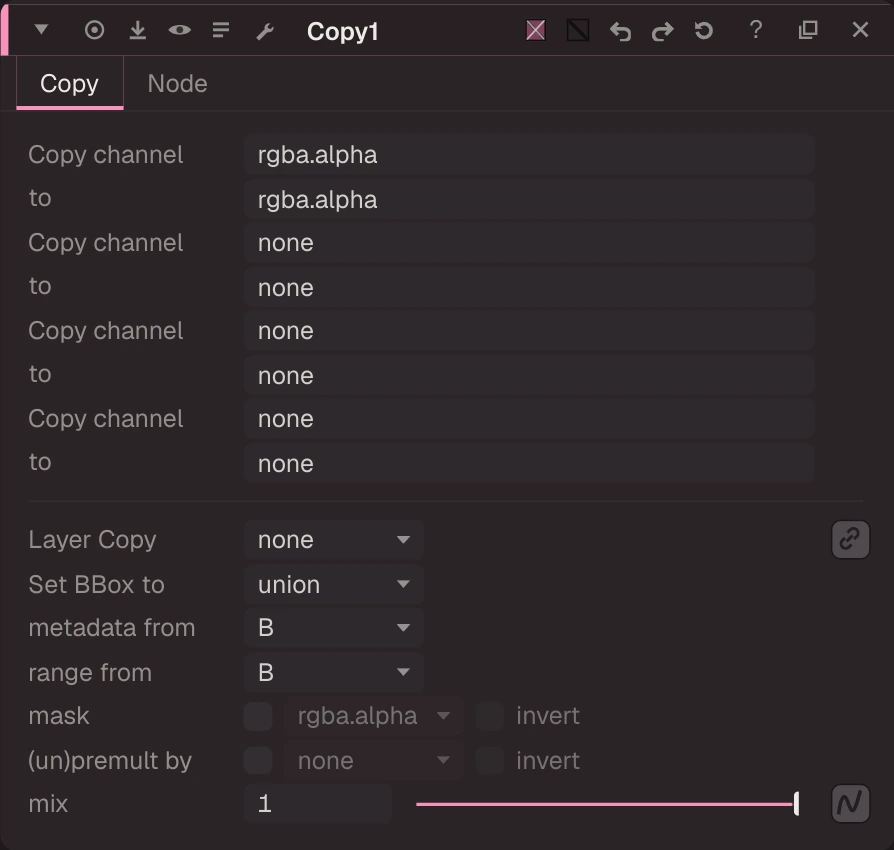 Copy properties