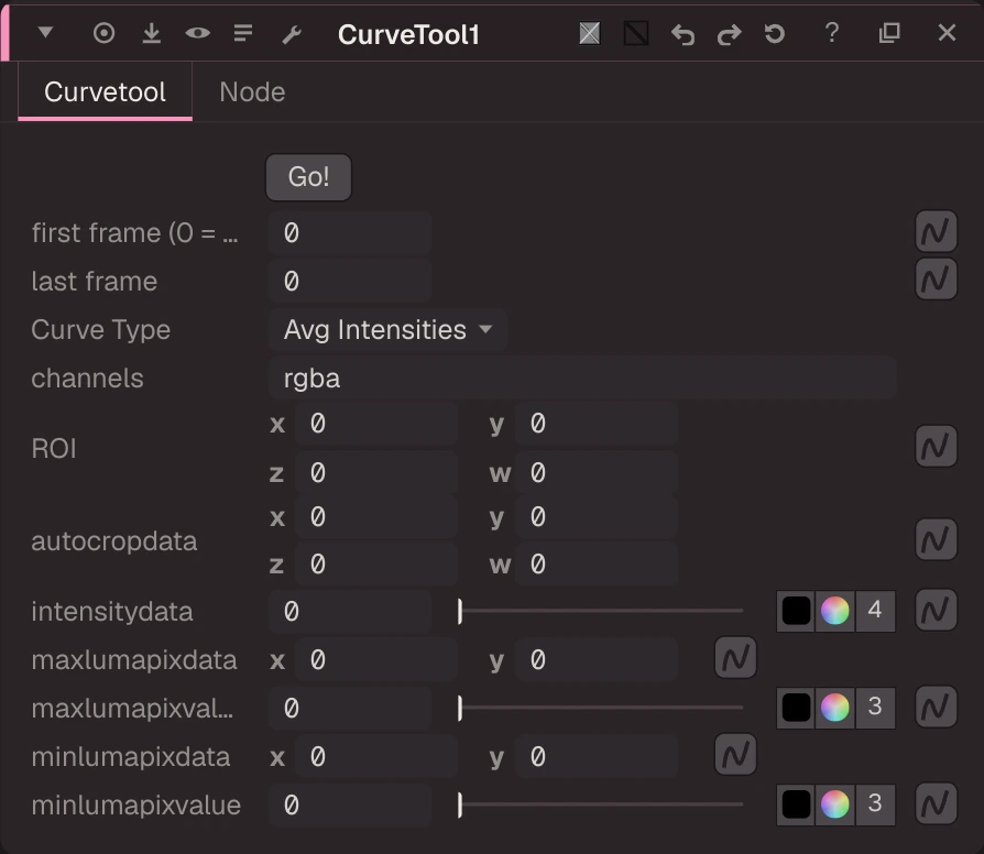 CurveTool properties