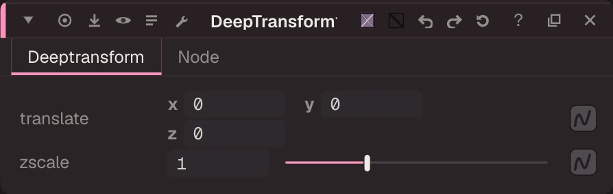 DeepTransform properties