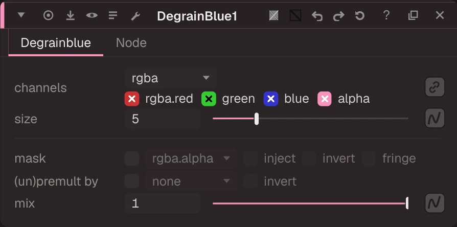 DegrainBlue properties