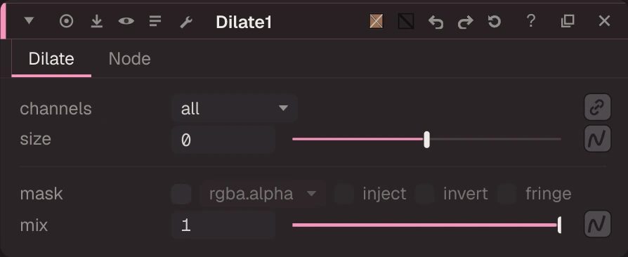 Dilate properties