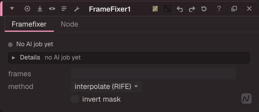 FrameFixer properties