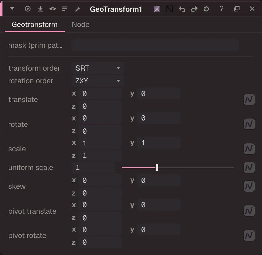 GeoTransform properties