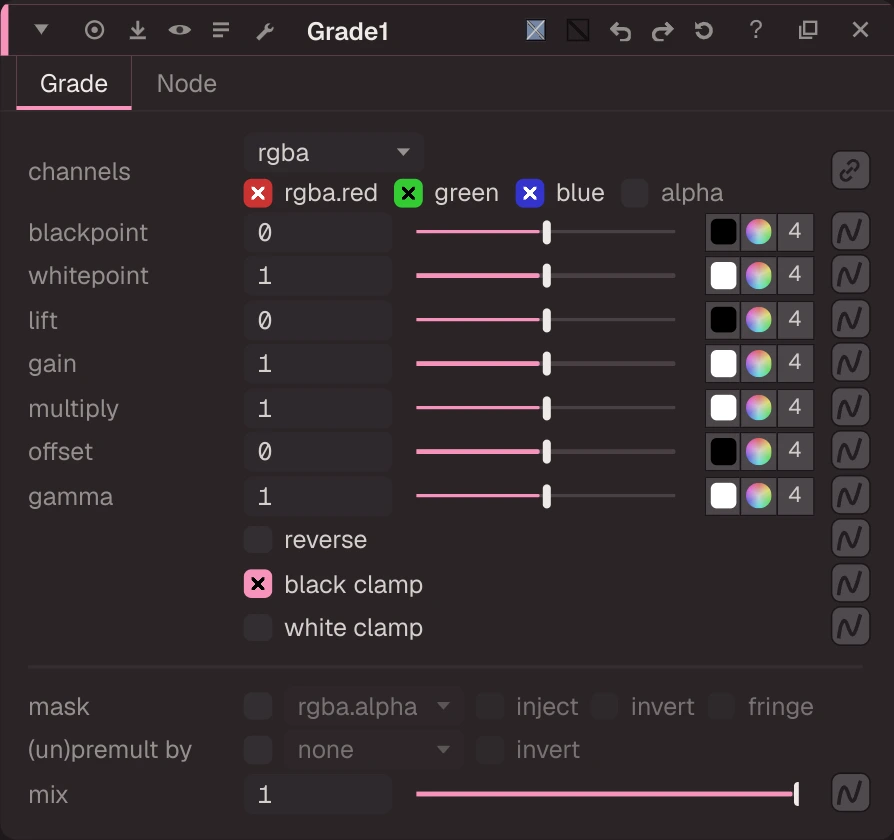 Grade properties