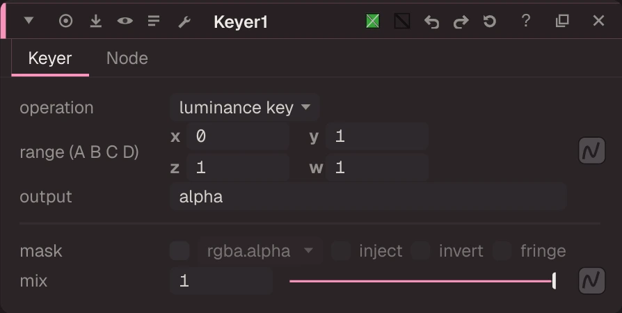 Keyer properties