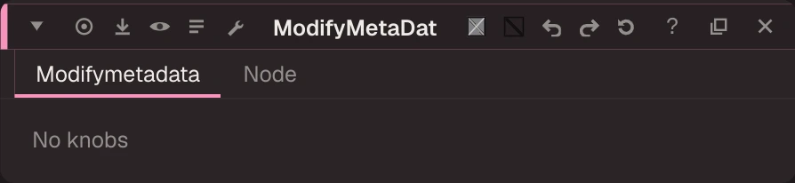 ModifyMetaData properties