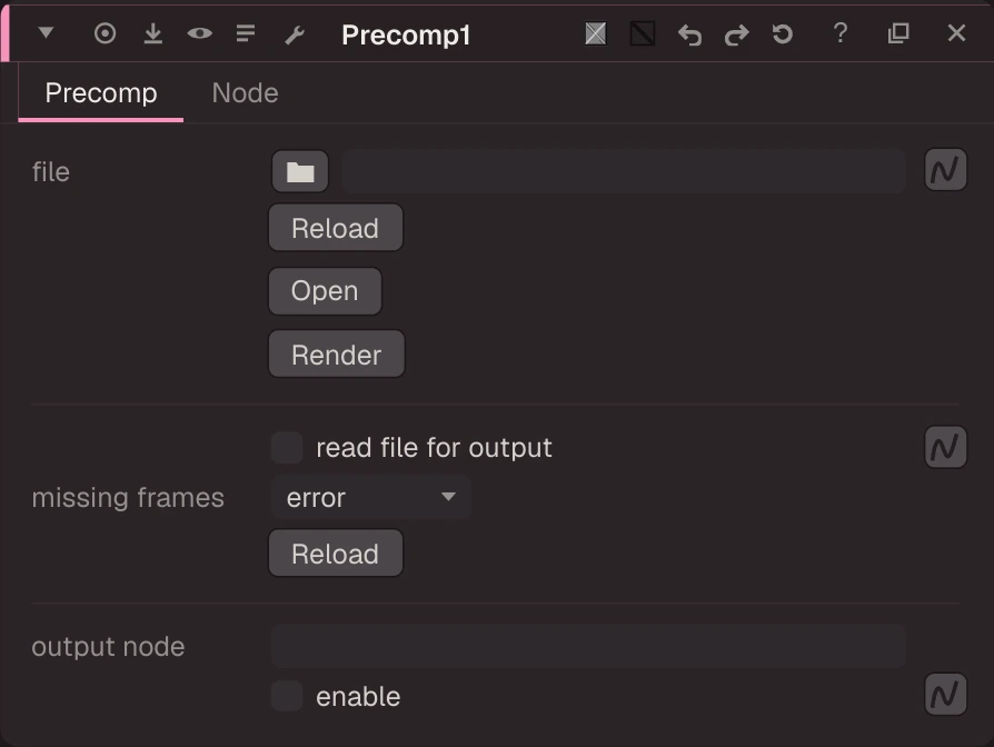 Precomp properties