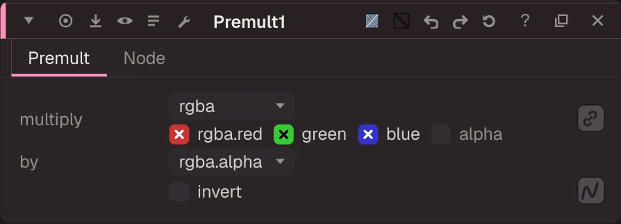 Premult properties