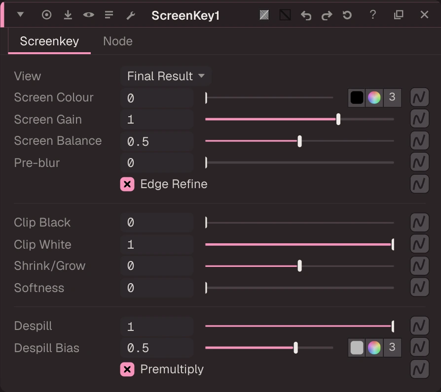ScreenKey properties