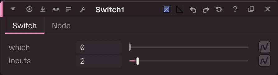 Switch properties