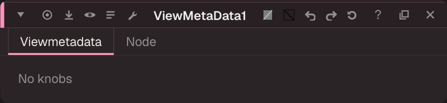 ViewMetaData properties